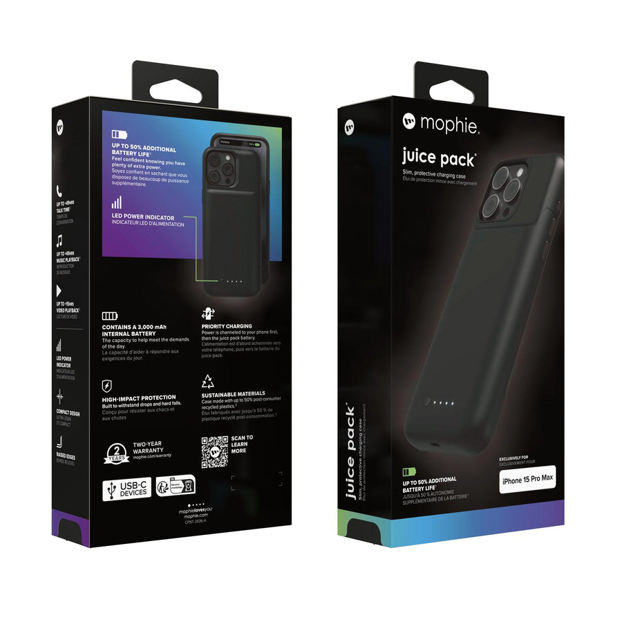 Mophie Juice Pack con Batería iPhone 15 Pro Max